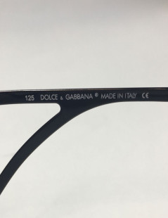 Lunettes D&G monture en plastique noir