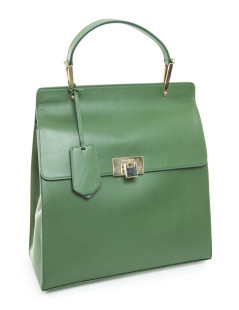 Sac BALENCIAGA cuir lisse vert