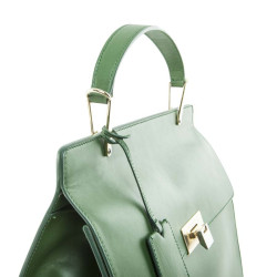 Sac BALENCIAGA cuir lisse vert