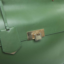 Sac BALENCIAGA cuir lisse vert