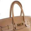 Birkin 35 HERMES cuir courchevel gold 