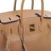 Birkin 35 HERMES cuir courchevel gold 