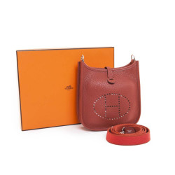 Mini sac Evelyne HERMES cuir epsom