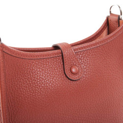 Mini bag epsom leather HERMES Evelyne