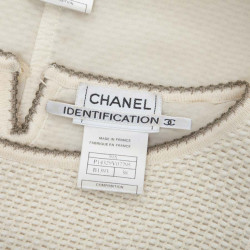 Twin set CHANEL T38 laine beige