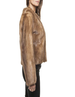 Anonymous tawny mink short jacket