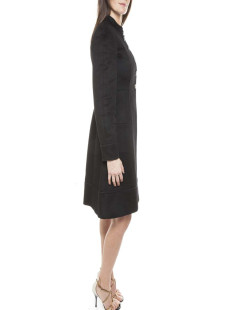 CHANEL T 34 en "Paris-Moscow" black cashmere coat