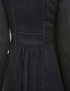 CHANEL T 34 en "Paris-Moscow" black cashmere coat