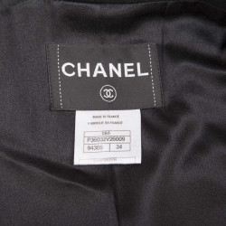 Manteau CHANEL T 34 FR "Paris-Moscou" cachemire noir