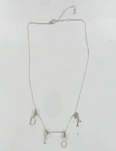 Collier DIOR perles blanches