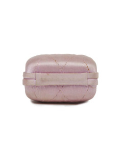  Bonbonnière CHANEL matelassée en satin de soie  rose