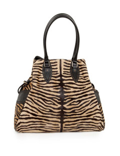 FENDI goatskin bag with a zebra pattern