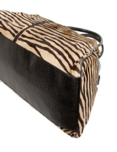 FENDI goatskin bag with a zebra pattern