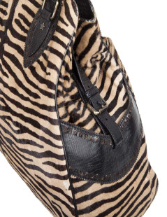 FENDI goatskin bag with a zebra pattern