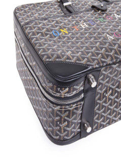 Valise GOYARD customisée pièce unique