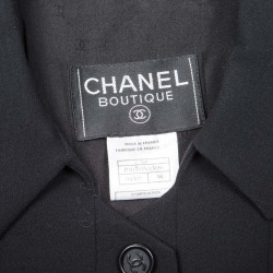 Ensemble CHANEL T 38 noir en laine 