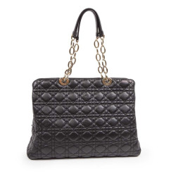 Sac lady dior DIOR cuir matelassé noir 