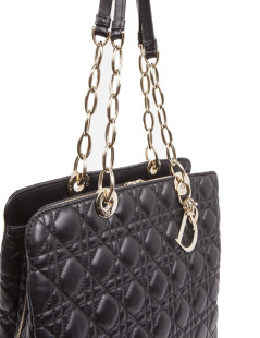 Black lady dior DIOR quilted leather bag