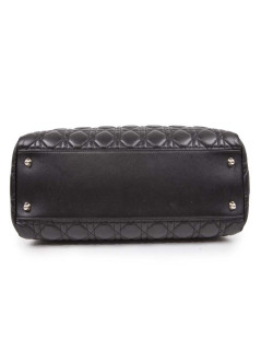 Black lady dior DIOR quilted leather bag