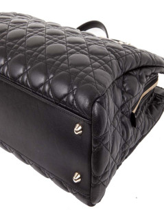 Sac lady dior DIOR cuir matelassé noir 