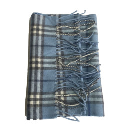 Echarpe BURBERRY bleue en cachemire