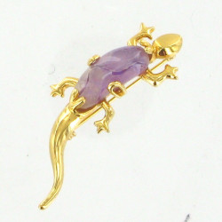 Broche lézard SCHERRER vintage