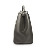 Sac Peekaboo FENDI en cuir lisse vert foncé