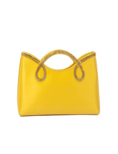 Mini sac de cocktail WALTER STEIGER jaune citron