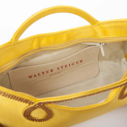 Mini sac de cocktail WALTER STEIGER jaune citron