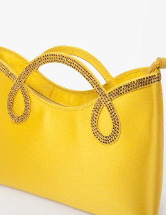 Mini sac de cocktail WALTER STEIGER jaune citron