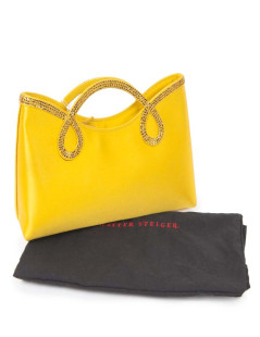 Mini sac de cocktail WALTER STEIGER jaune citron