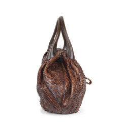 Sac spy FENDI en python grand modèle 