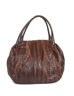 Sac spy FENDI en python grand modèle 