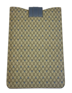 xxx Etui Ipad GUCCI en toile monogram beige et bleu