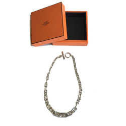 HERMES Necklace 'Chaine d'Ancre' in Sterling Silver 800