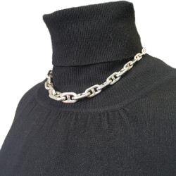 HERMES Necklace 'Chaine d'Ancre' in Sterling Silver 800