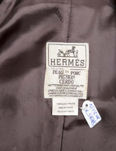 Veste en peau HERMES