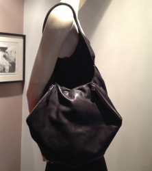 Sac JIL SANDER cuir noir