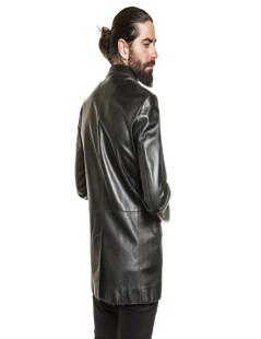 Veste THIERRY MUGLER homme cuir noir