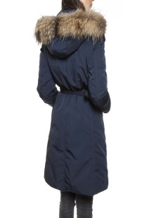 Parka MONCLER t 3 with removable fur collar