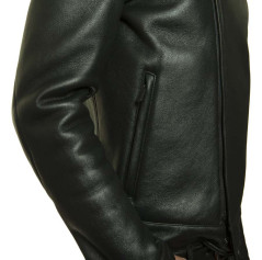 Black BOTTEGA VENETA t 50 it Shearling biker jacket