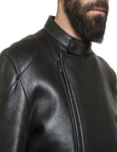 Blouson BOTTEGA VENETA peau retournée noire