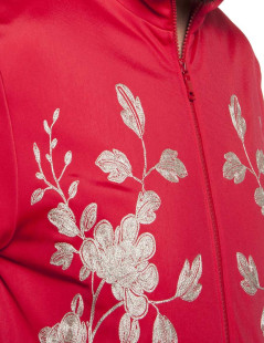 Veste GUCCI jersey broderies fleurs