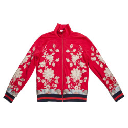 Veste GUCCI jersey broderies fleurs