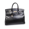 HERMES Birkin 40 in black box leather