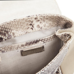 Petit sac JACKIE SMITH bi-matière cuir et python