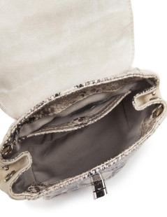 Petit sac JACKIE SMITH bi-matière cuir et python