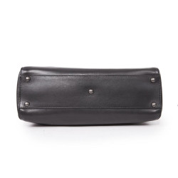 Black smooth leather FENDI Peekaboo bag