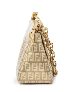 Sac FENDI monogram doré verni