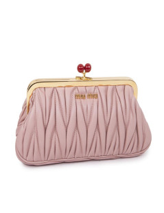 Pochette  clutch MIU MIU rose poudré